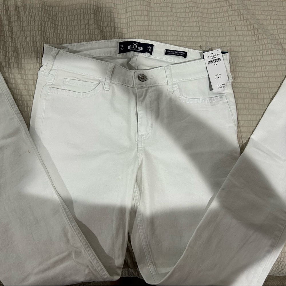 Hollister Women's Crisp White Skinny Jeans